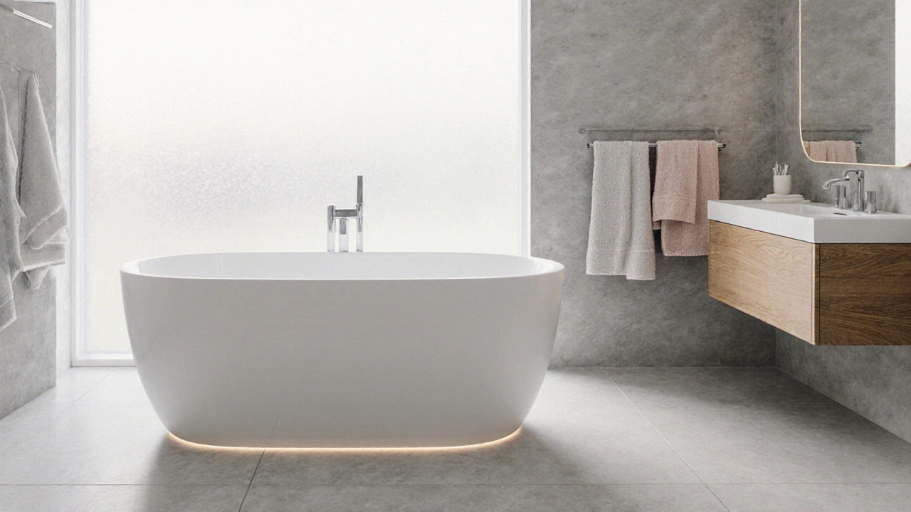 Freistehende Badewanne: So platzierst du den Wanneneinlauf richtig